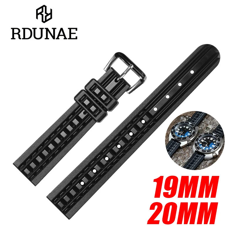 Rubber Strap Diver - RDUNAE Orologio da uomo in gomma