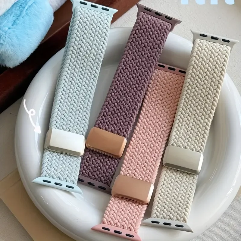 Milanese Loop Magnetic - Cinturino in nylon intrecciato per Apple