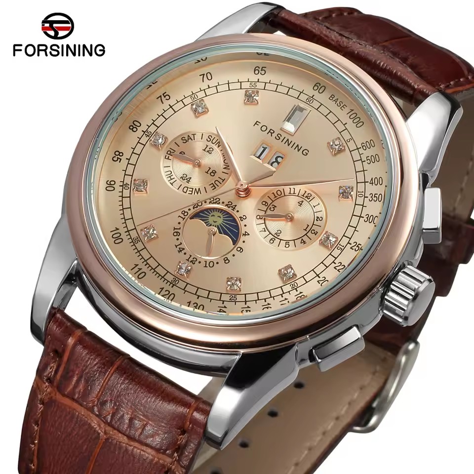 Patek Philippe Watch Aquanaut - FORSINING Replica multifunzionale Shanghai automatico orologio