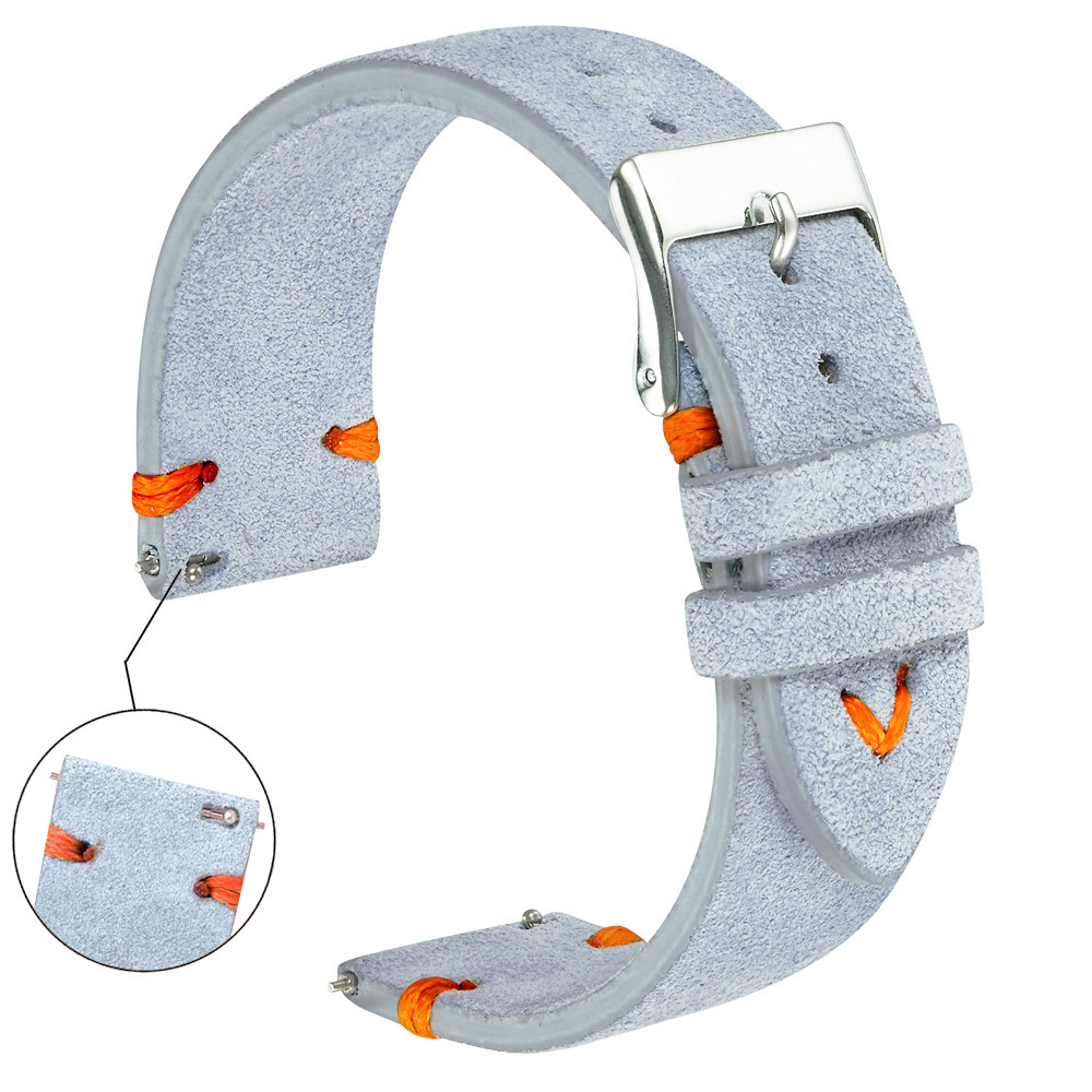 Suede Strap Watch - Cinturini per orologi in pelle scamosciata