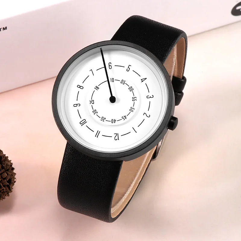 Leather Watch Band Men - 2020 Orologi creativi Moda Orologi da