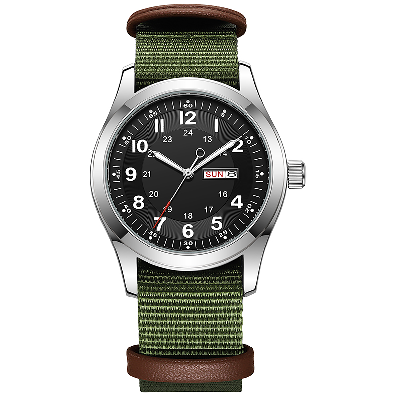 Canvas Strap Watch - Orologio da Uomo 2026 42mm con