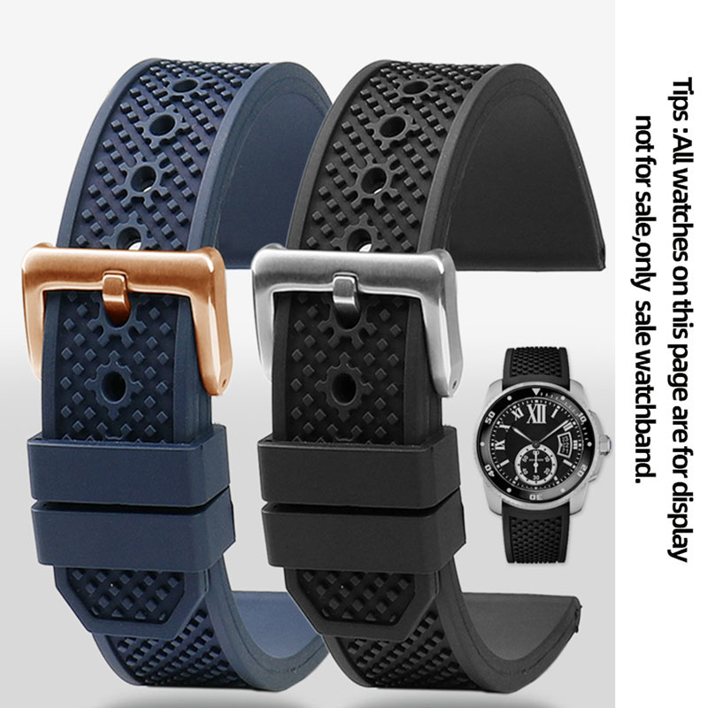 Cartier Watch Tank - Cinturino per orologio in gomma fluorurata