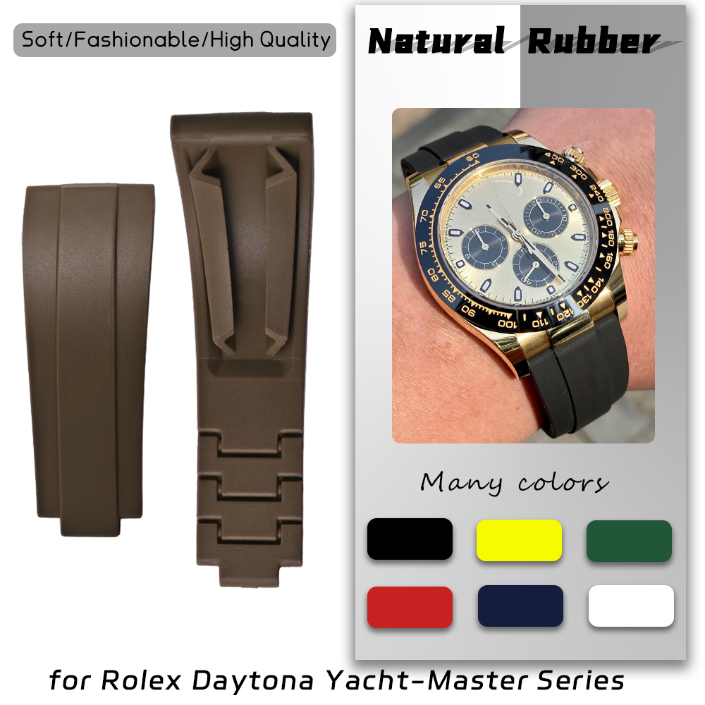 Rolex Watch Daytona - 20mm 21mm cinturino in caucciù naturale