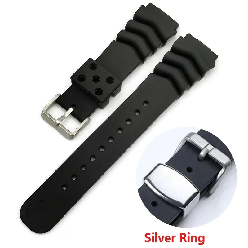Rubber Strap Diver - Cinturino per orologio in resina per