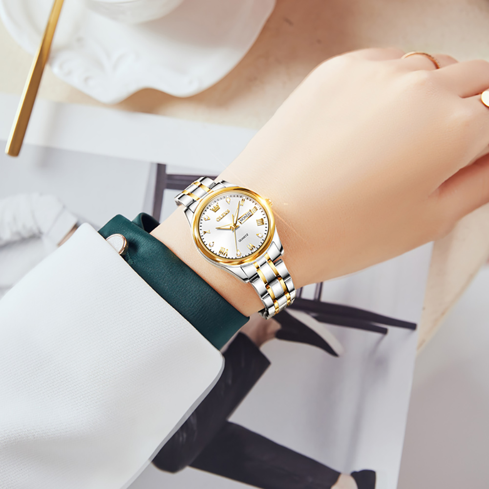 OLEVS 5563 New Fashion Women o - Stainless Bracelet Diver recensione e prezzo