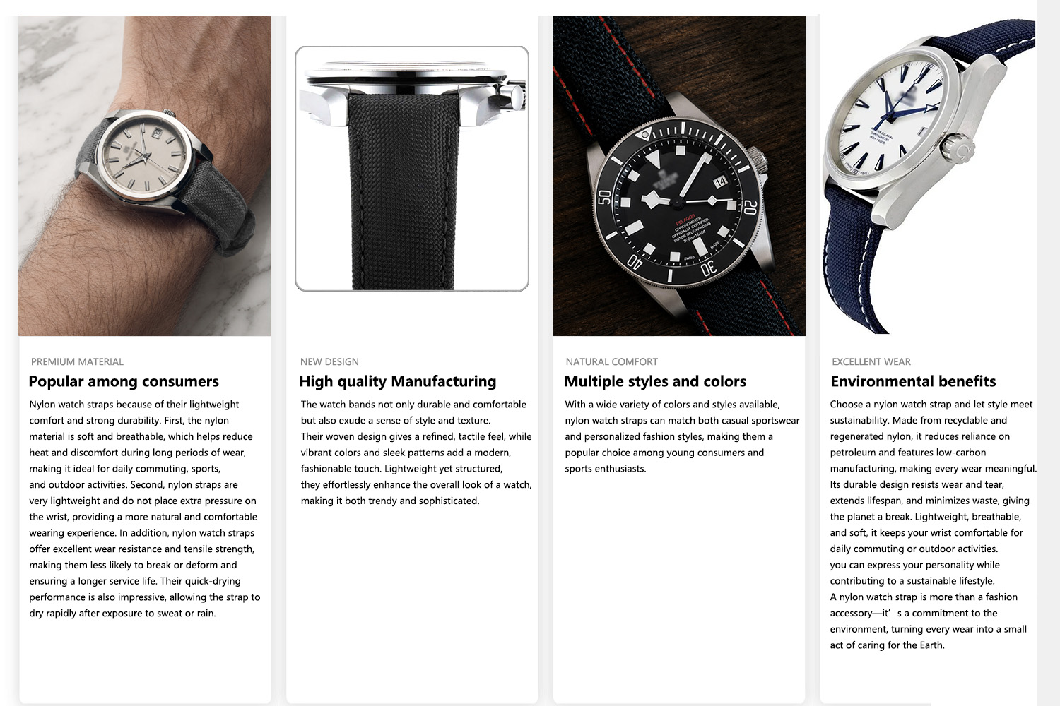 Cinturini per Orologi in Nylon - Rubber Strap Diver recensione e prezzo