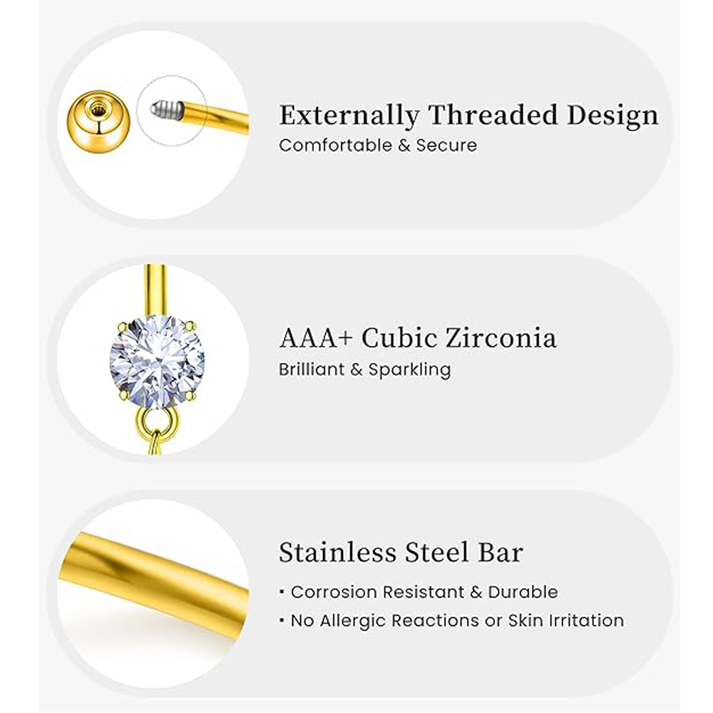 6 pezzi/lotto Set di Anelli pe - Curved Spring Bar recensione e prezzo
