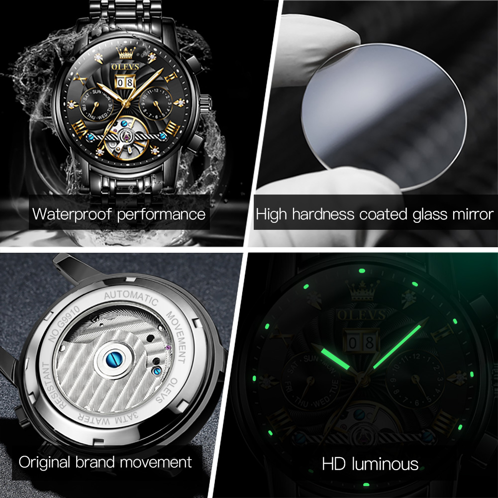 OLEVS Orologi da uomo classici - Rolex Watch Datejust recensione e prezzo